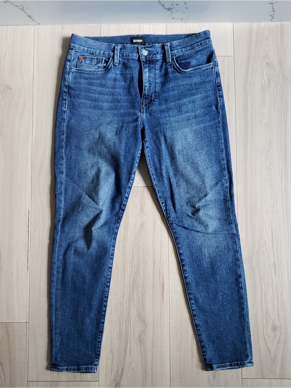 Hudson Jeans Women's Natalie Mid Rise Skinny Denim Size 30